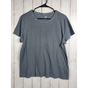 Gap Forever Soft Oversized V-Neck T-Shirt Women's X-Large Grey